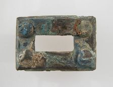 Rectangular Plaque, Frankish, middle of 6th century. Creator: Unknown