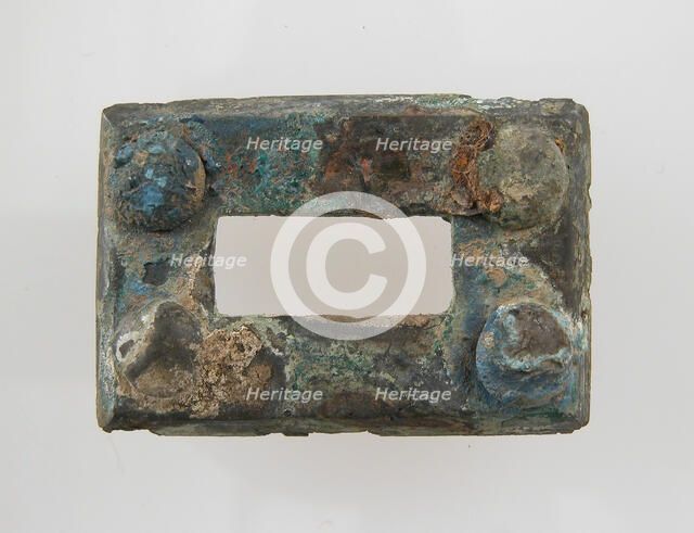 Rectangular Plaque, Frankish, middle of 6th century. Creator: Unknown.