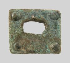 Rectangular Plaque, Frankish, middle of 6th century. Creator: Unknown