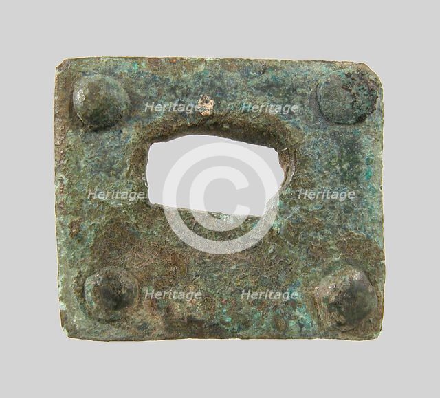 Rectangular Plaque, Frankish, middle of 6th century. Creator: Unknown.