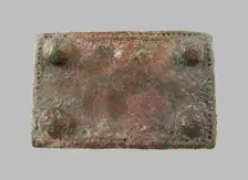 Rectangular Plaque, Frankish, middle of 6th century. Creator: Unknown