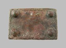 Rectangular Plaque, Frankish, middle of 6th century. Creator: Unknown