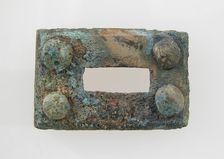 Rectangular Plaque, Frankish, middle of 6th century. Creator: Unknown
