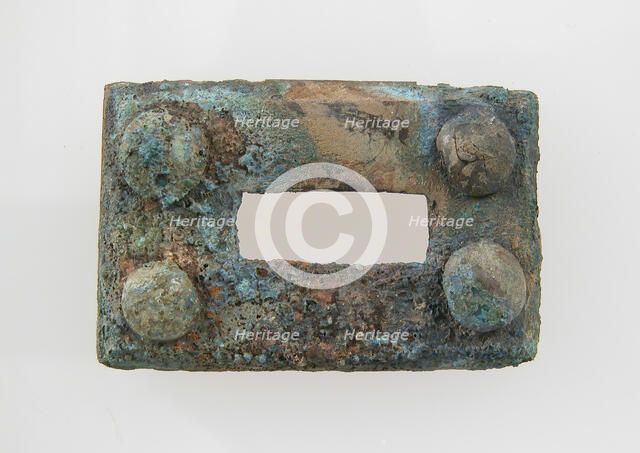 Rectangular Plaque, Frankish, middle of 6th century. Creator: Unknown.