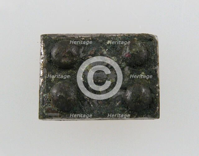 Rectangular Plaque, Frankish, middle of 6th century. Creator: Unknown.