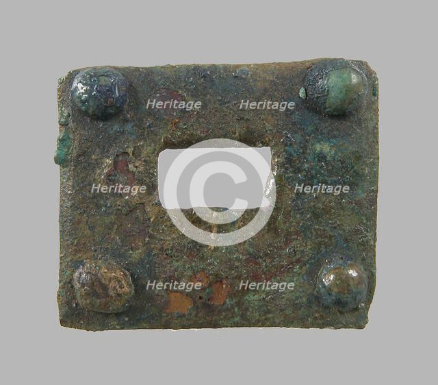 Rectangular Plaque, Frankish, middle of the 6th century. Creator: Unknown.