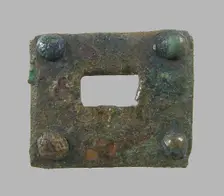 Rectangular Plaque, Frankish, middle of the 6th century. Creator: Unknown