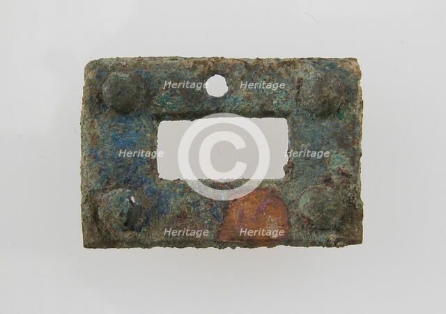 Rectangular Plaque, Frankish, middle of the 6th century. Creator: Unknown.