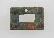 Rectangular Plaque, Frankish, middle of the 6th century. Creator: Unknown