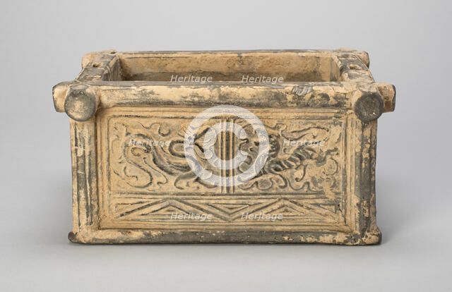 Rectangular Wellhead, Han dynasty (206 B.C.-A.D. 220), 1st century B.C./A.D. Creator: Unknown.