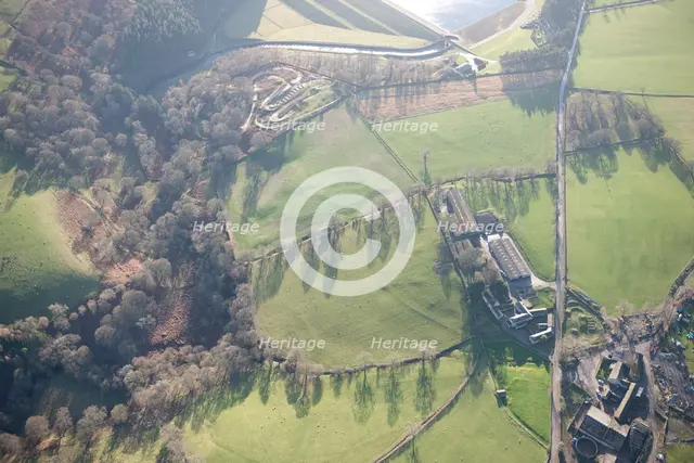 Rectilinear enclosure earthwork, near Leighton Hall, North Yorkshire, 2014. Creator: Historic England Staff Photographer.