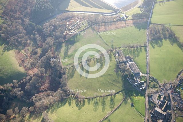 Rectilinear enclosure earthwork, near Leighton Hall, North Yorkshire, 2014. Creator: Historic England Staff Photographer.