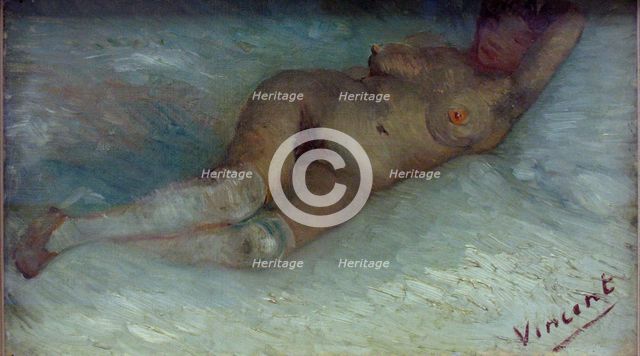 Recumbent nude. Artist: Gogh, Vincent, van (1853-1890)