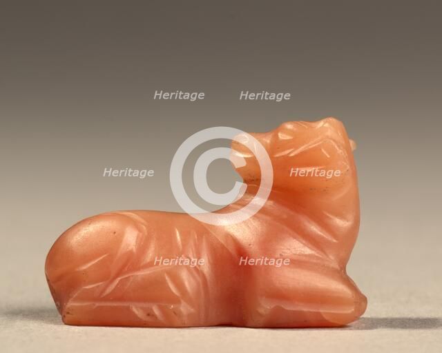 Recumbent Calf Amulet, 1540-1296 BC. Creator: Unknown.