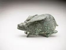 Recumbent Hare, 11th century. Creator: Unknown
