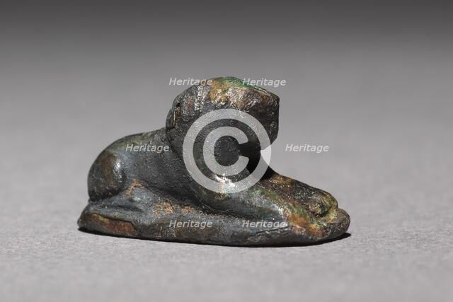 Recumbent Lion Bead, 1980-1801 BC. Creator: Unknown.