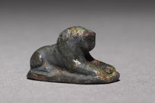 Recumbent Lion Bead, 1980-1801 BC. Creator: Unknown