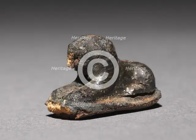 Recumbent Lion Bead, 1980-1801 BC. Creator: Unknown.