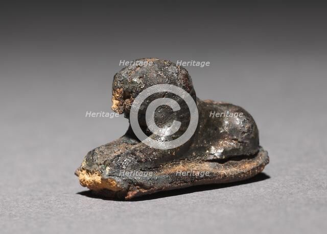 Recumbent Lion Bead, 1980-1801 BC. Creator: Unknown.