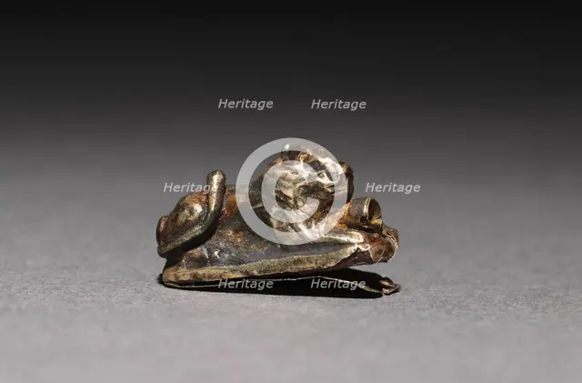 Recumbent Lion Bead, 1980-1801 BC. Creator: Unknown.