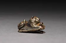 Recumbent Lion Bead, 1980-1801 BC. Creator: Unknown
