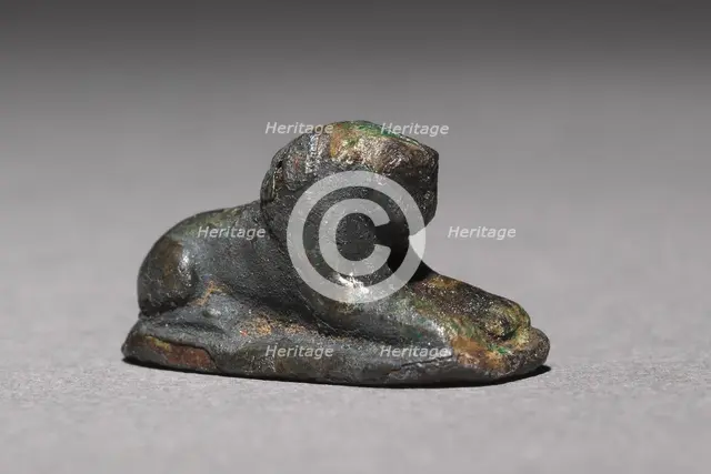 Recumbent Lion Beads, 1980-1801 BC. Creator: Unknown.