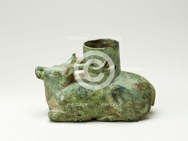 Recumbent Stag, Western Han dynasty (206 B.C.-A.D. 9). Creator: Unknown.