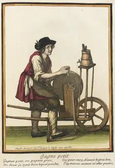 Recueil des modes de la cour de France, Gagne Petit between c1678 and c1693. Creator: Nicolas Bonnart