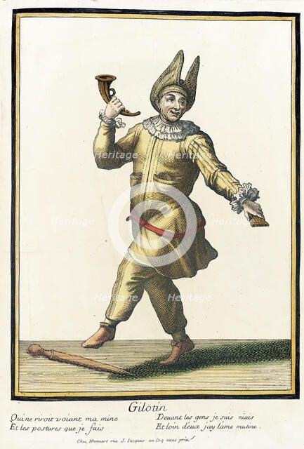 Recueil des modes de la cour de France, 'Gilotin', Bound 1703-1704. Creator: Henri Bonnart.