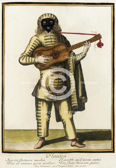 Recueil des modes de la cour de France, 'Flautin', between circa 1678 and circa 1693. Creator: Nicolas Bonnart.