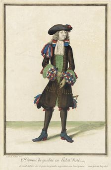 Recueil des modes de la cour de France, Homme de Qualité en Habit d'Esté 1678. Creator: Jean de Dieu