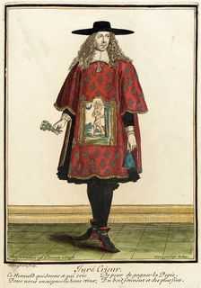 Recueil des modes de la cour de France, Juré Crieur between circa 1678 and circa 1693. Creator: Nicolas Bonnart