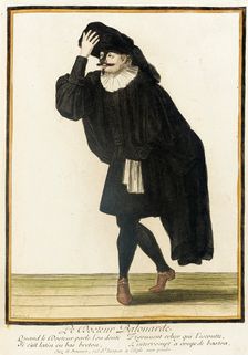 Recueil des modes de la cour de France, Le Docleur Baloüarde between c1678 and c1693. Creator: Nicolas Bonnart