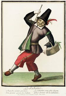 Recueil des modes de la cour de France, Le Sabotier between circa 1678 and circa 1693. Creator: Nicolas Bonnart