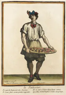 Recueil des modes de la cour de France, Le Patissier after 1685. Creator: Henri Bonnart