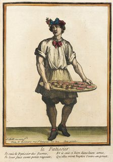 Recueil des modes de la cour de France, Le Patissier after 1685. Creator: Henri Bonnart