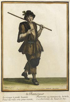 Recueil des modes de la cour de France, Le Ramoneur between 1675 and 1685. Creators: Jean-Baptiste Bonnart, Henri Bonnart