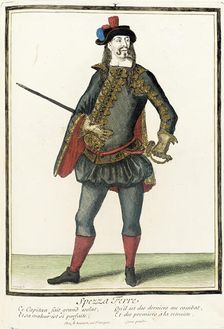 Recueil des modes de la cour de France, Spezza Ferre between 1678 and 1693. Creator: Nicolas Bonnart