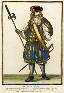 Recueil des modes de la cour de France, Suisse du Roy between circa 1678 and circa 1693. Creator: Nicolas Bonnart