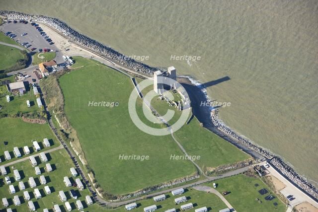 Reculver Towers and Roman fort, Kent, c1980-c2017. Artist: Historic England Staff Photographer.