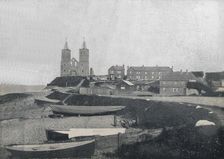 Reculver - The Village and the Reculver Towers 1895
