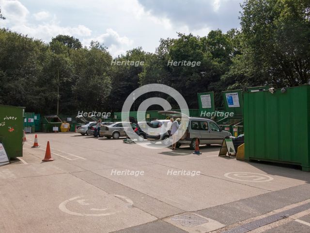 Recycling centre in Norfolk 2014. Creator: Unknown.