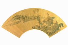 Red maples and white cranes, c1620-1658. Creator: Xiang Shengmo