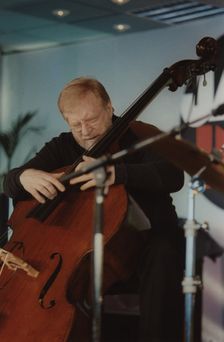 Red Mitchell, Jazz Inn Party, Nordwijk, Netherlands, 1989. Creator: Brian Foskett