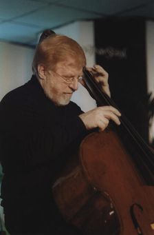 Red Mitchell, Jazz Inn Party, Nordwijk, Netherlands, 1989. Creator: Brian Foskett