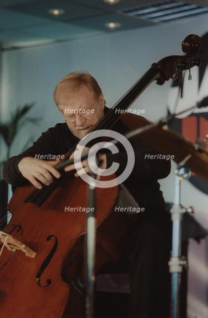 Red Mitchell, Jazz Inn Party, Nordwijk, Netherlands, 1989. Creator: Brian Foskett.