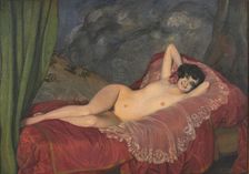 Red Nude, 1922. Creator: Zuloaga y Zabaleto, Ignacio (1870-1945)