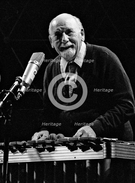 Red Norvo, Capital Jazz, Knebworth, 1982.   Artist: Brian O'Connor.