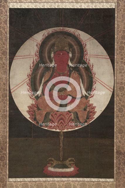 Red Amida, 1300s. Creator: Unknown.