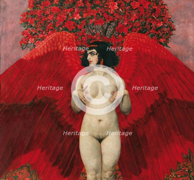 Red Angel, 1902. Artist: Mediz, Karl (1868-1945)